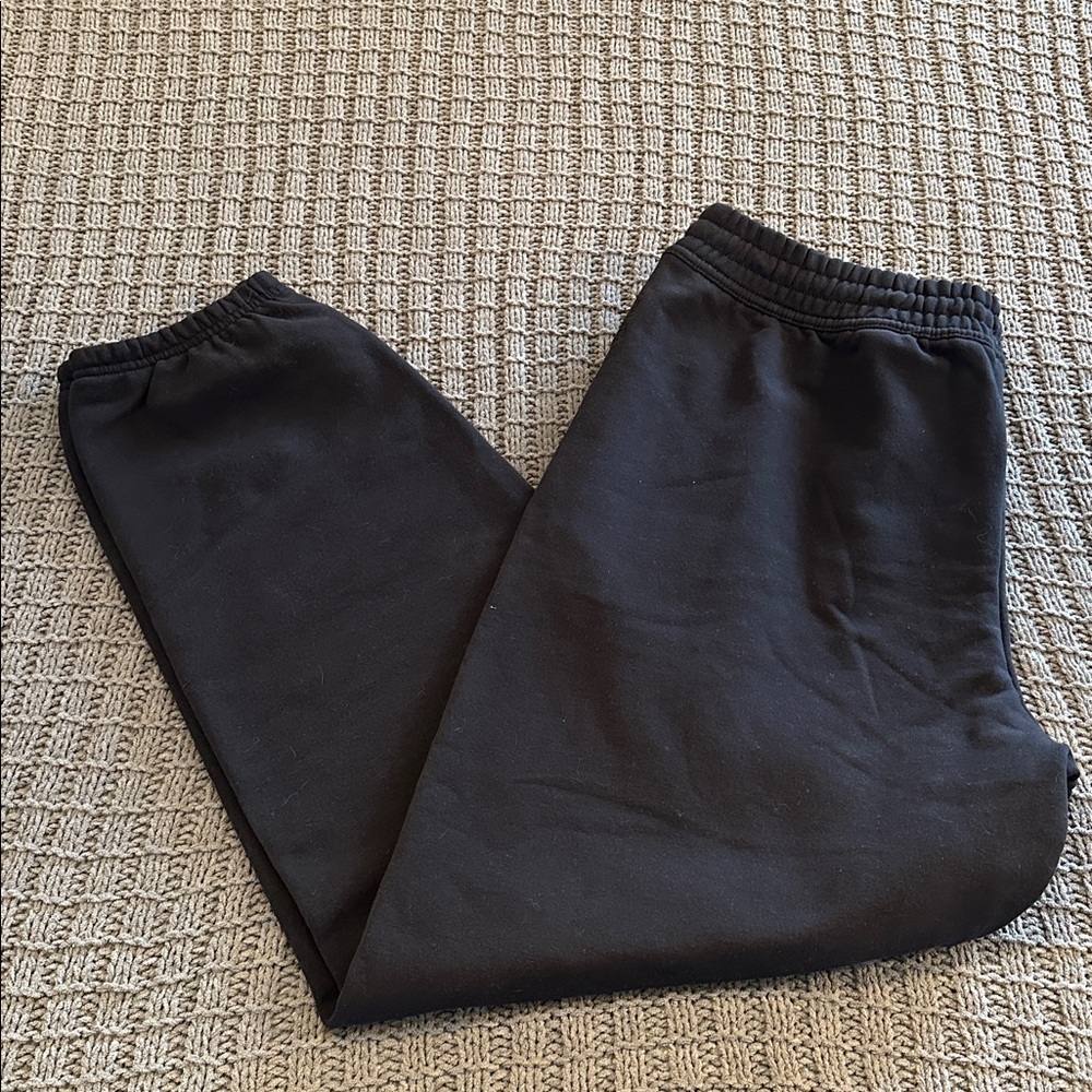 NWT Athleta Forever Fleece High Rise Jogger // Black Size Large Tall - Picture 8 of 12